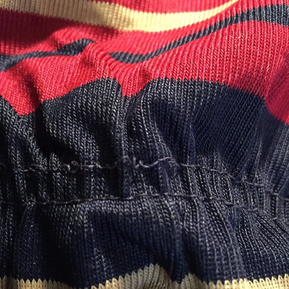 VINTAGE ZAZIE V-NECK STRIPE DRESSES SIZE S - Picture 8 of 11